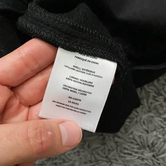 Helmut Lang Leather and Wool Pullover Sweater - Picture 5 of 5